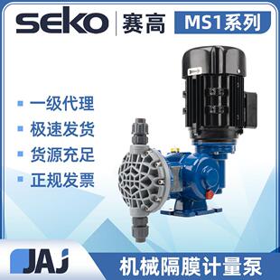 机械隔膜计量泵MS1C138高压泵耐酸碱流体大流量PVC泵头