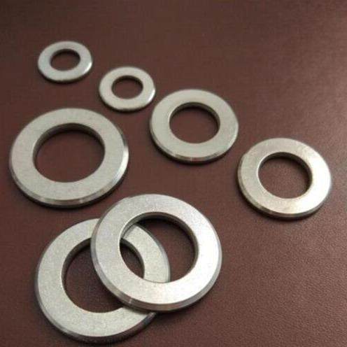 304 不锈钢 DIN125B型 M12 M14 M16 A2倒角平垫圈 单面外倒角垫片