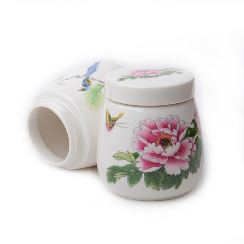 小号陶瓷蜂蜜瓶300g青花