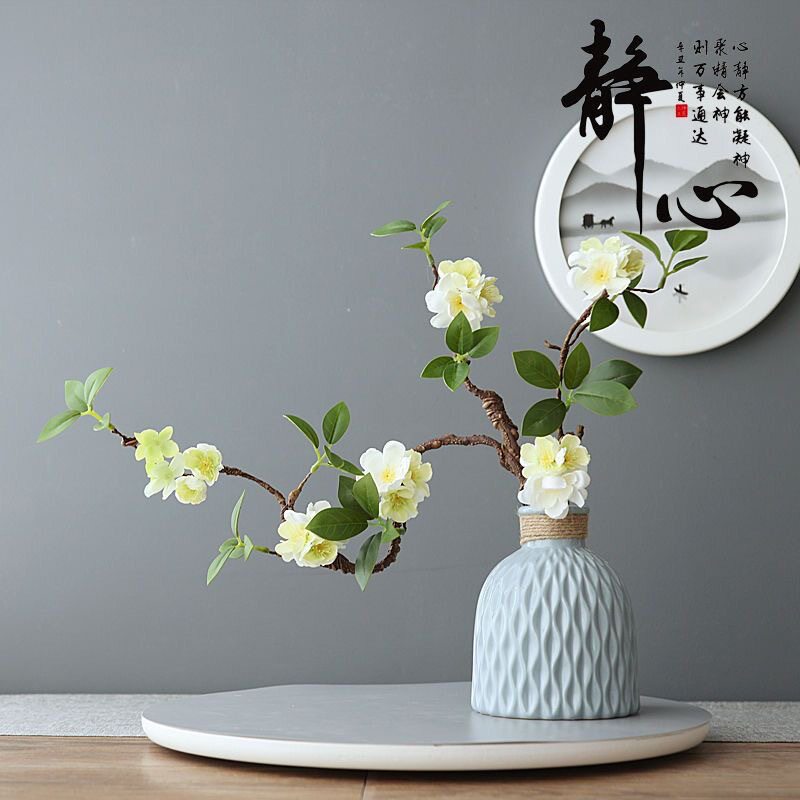 发泡枝梅花假花家居装饰
