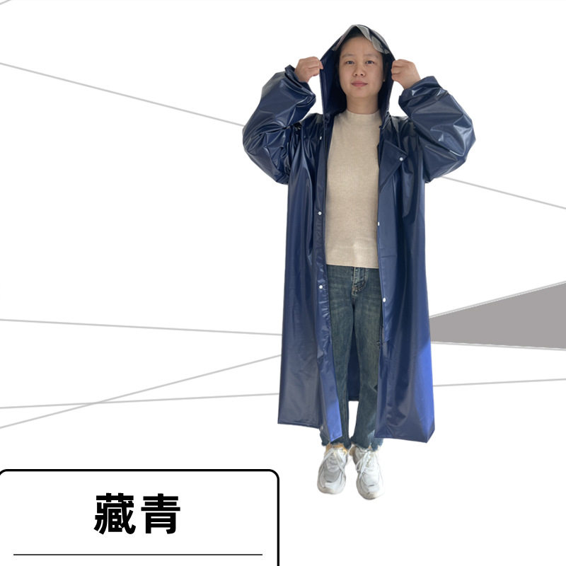 牛筋连体式海胶雨衣劳保