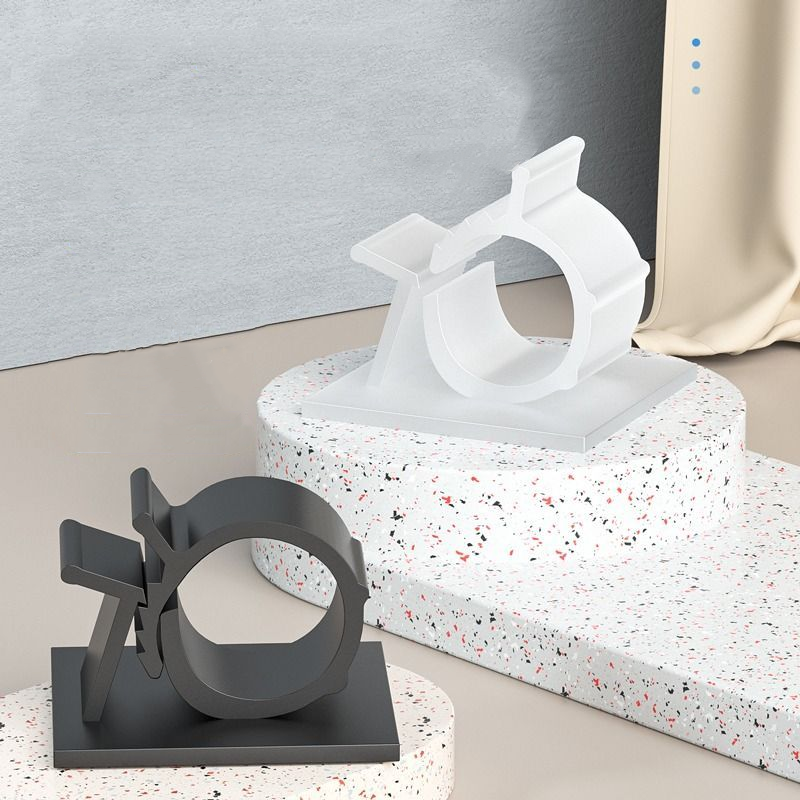 免打孔水管软管卡子线卡固定器燃气管墙面卡扣自粘式下水管固定夹