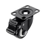 多翔重型万向轮静音脚轮转向转椅滑轮定向手推车带刹车拖车小轮子