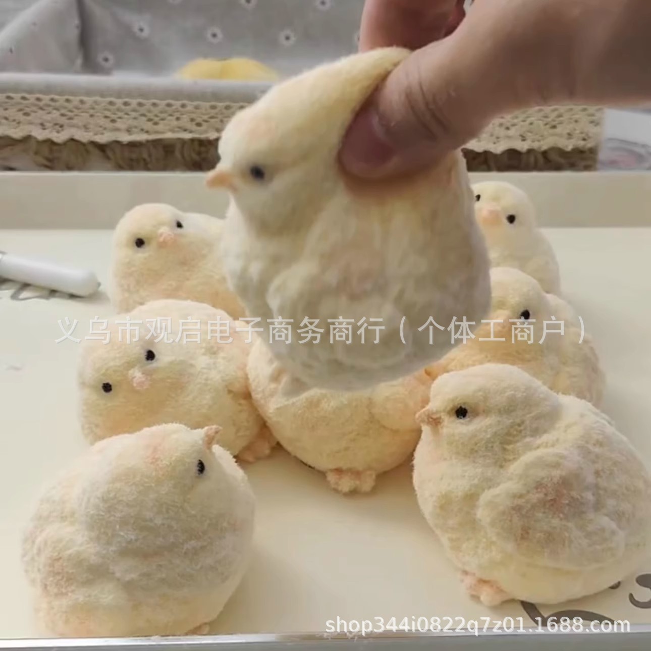 小红书同款发泄捏捏乐小黄鸡解压神器回弹小姐姐减压玩具rua泥感