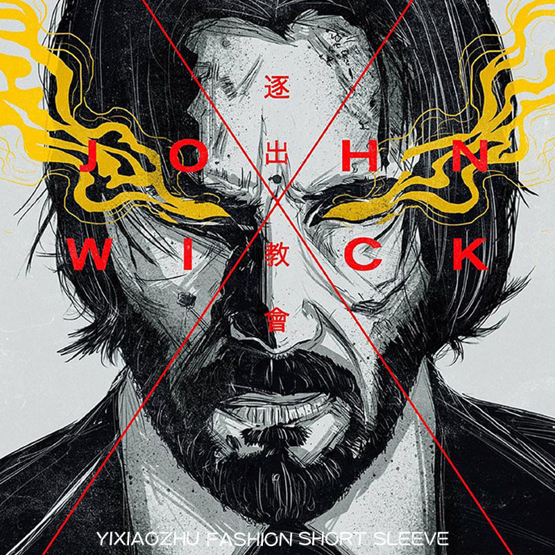 约翰克基努里维斯短袖疾速追杀