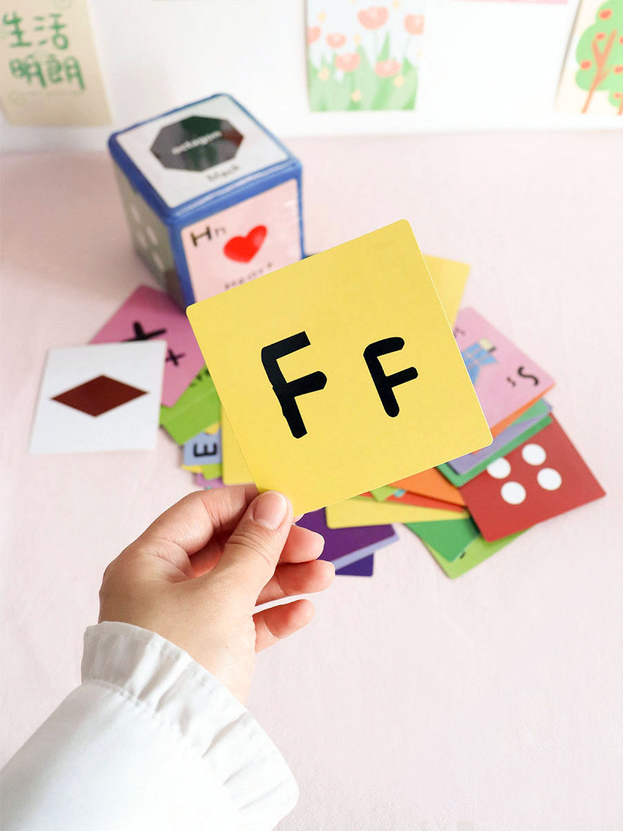 英语认知卡数字早教启蒙闪卡