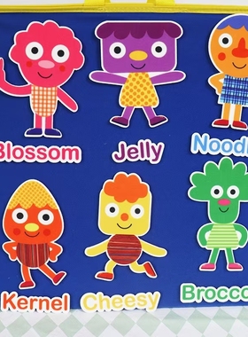 super smple songs人物毛毡英文儿歌绘本课堂教具儿童益智玩具