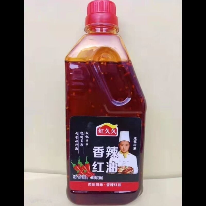 四川正宗红久久400g香辣红油麻辣红油麻辣烫米线土豆粉家用凉拌菜