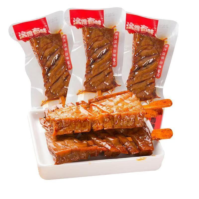 洽得有味兰花串湖南特产武冈卤豆干香辣豆干解馋休闲麻辣零食小吃