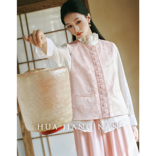 国风新中式 凤栖梧 马甲时髦洋气叠穿背心上衣 话江南 麦格牧