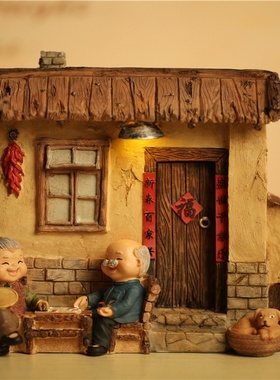 11款zakka日杂情侣老头老太家居摆件 创意婚房装饰长辈礼品批发