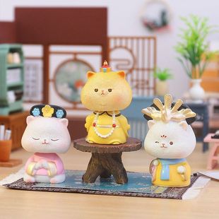 猫咪车载万岁装饰品创意喵小饰品喵同款汽车车内可爱摆件公仔