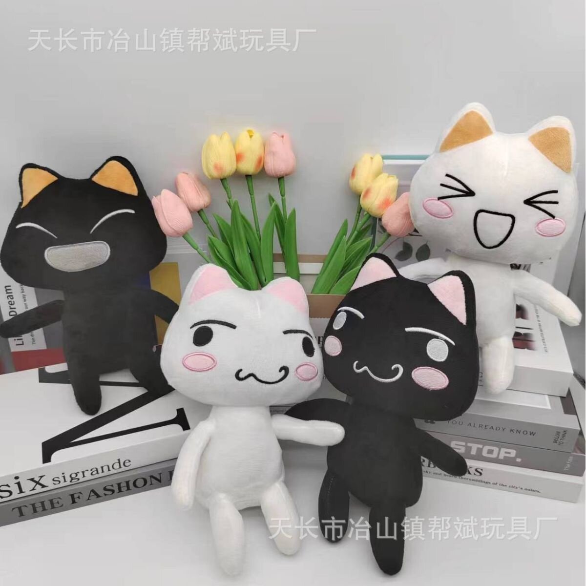 现货跨境热品Toro Inoue plush多罗猫可爱表情毛绒玩具公仔