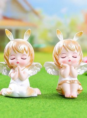 搪胶精美房间床头柜桌面云朵女生