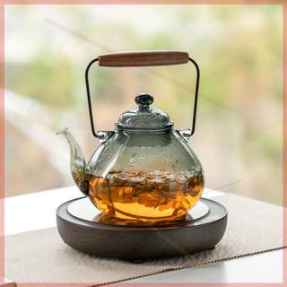 耐热玻璃烧水壶泡茶家用大容量电陶炉煮茶壶办公室会客茶具提梁壶