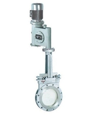 电液动PZ273型刀型闸阀 对夹式电液动刀闸阀，电液动刀形闸阀