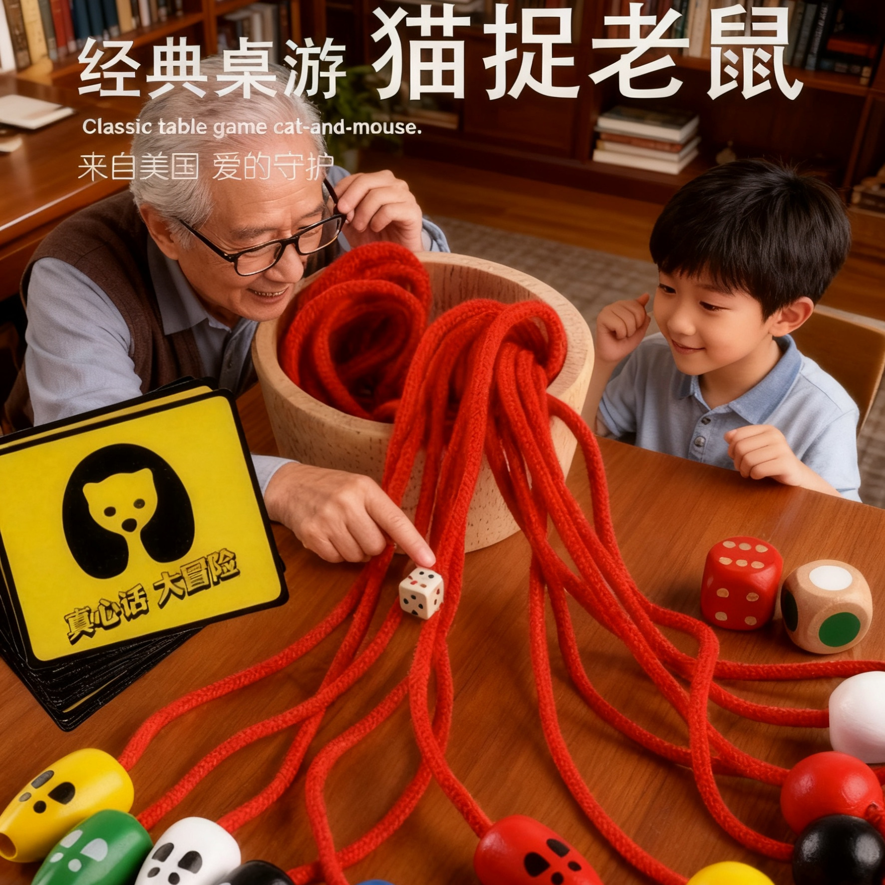 六一猫捉老鼠桌游玩具亲子互动抓老鼠游戏礼儿童礼物专注力游戏