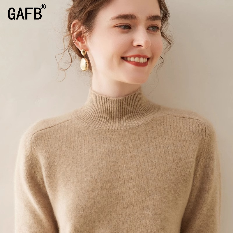羊绒衫女2025秋冬半高领