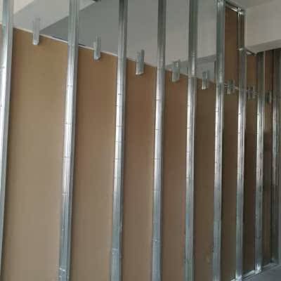 广州石膏板隔墙吊顶轻钢龙骨隔断家装办公室厂房造型灯槽包工料