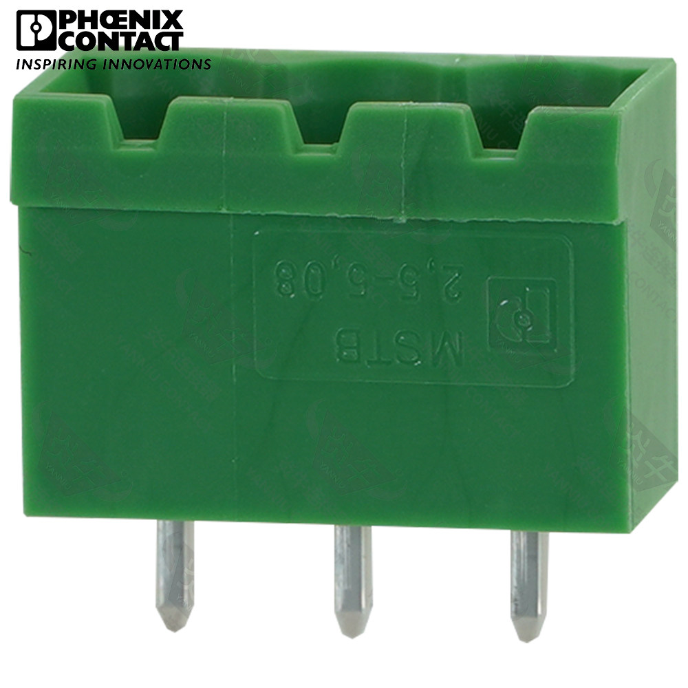 原装PHOENIX菲尼克斯PCB接线端子MSTBVA 2.5/ 3-G-5.08 1755749