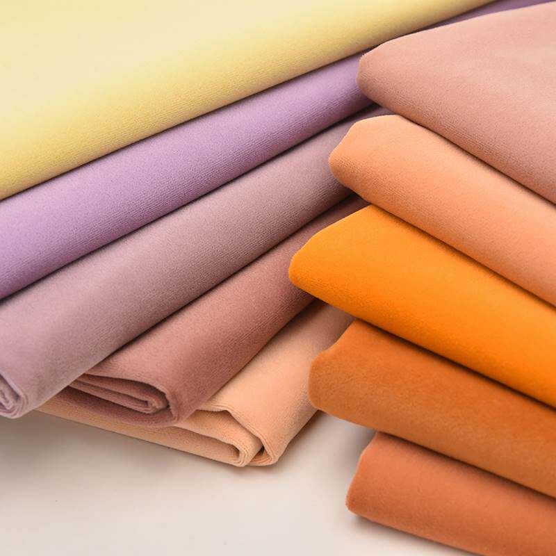 哑光不倒绒磨砂绒丝绒布沙发布料软包抱枕桌布窗帘天鹅绒针织面料