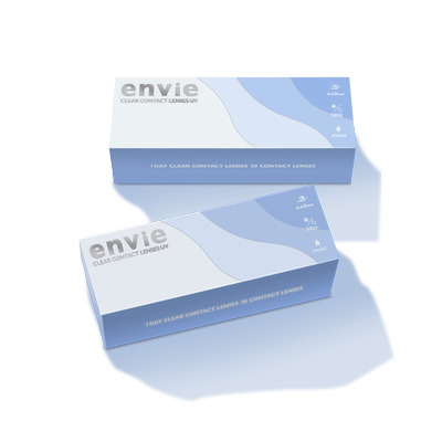 envie日抛30片近视隐形眼镜0.03超薄裸感非离子透明片非半年月抛