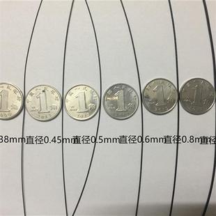 新品 304不锈钢黑色包塑软钢丝绳038mm6mm翻板钩鱼线晾衣绳广告吊