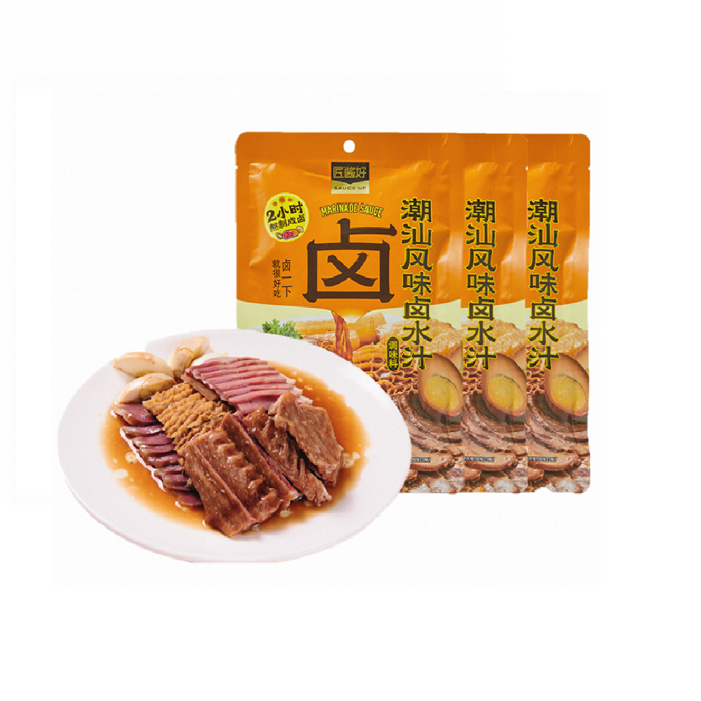 匠酱好 鲜香潮汕风味卤水汁 200g*3袋