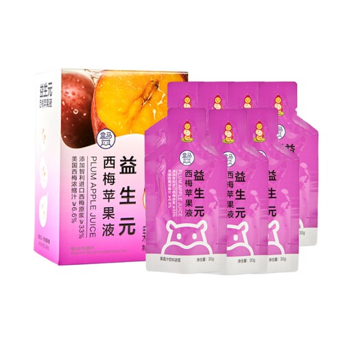 盒马 益生元西梅苹果液 210g(30g*7支)