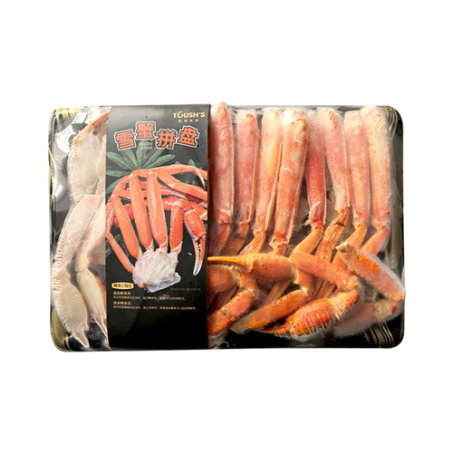 熟冻松叶蟹拼盘 750g /盒俄罗斯雪蟹松叶蟹