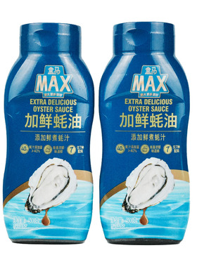 盒马MAX 加鲜蚝油 500g*2瓶0添加防腐剂