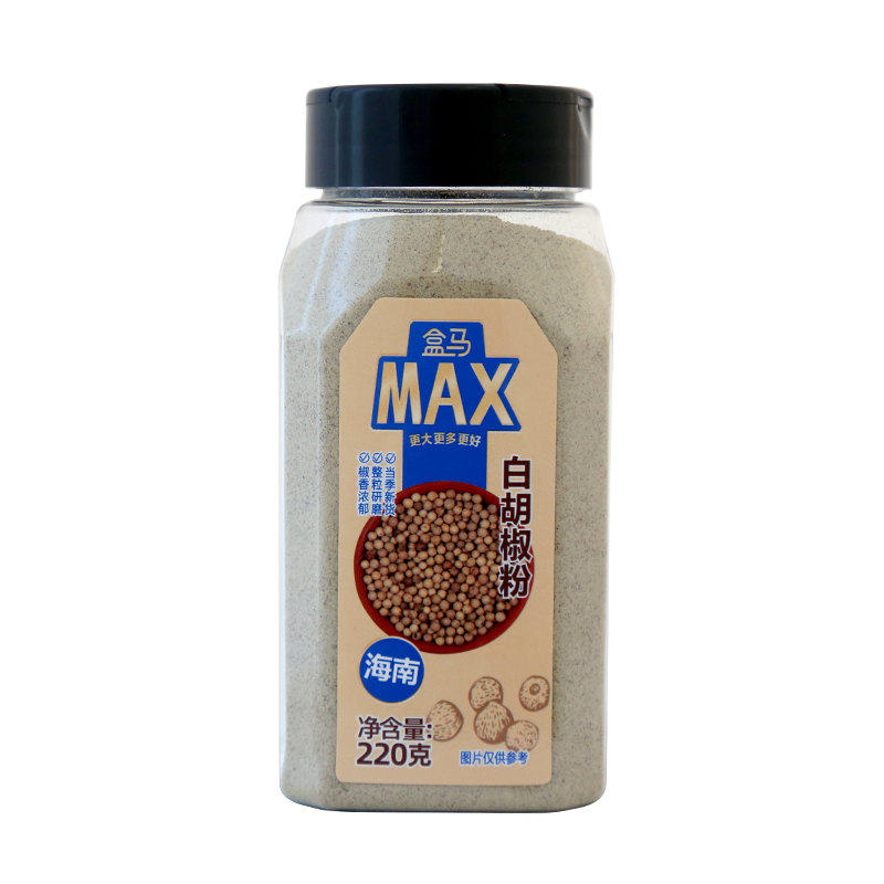盒马max海南白胡椒粉220g