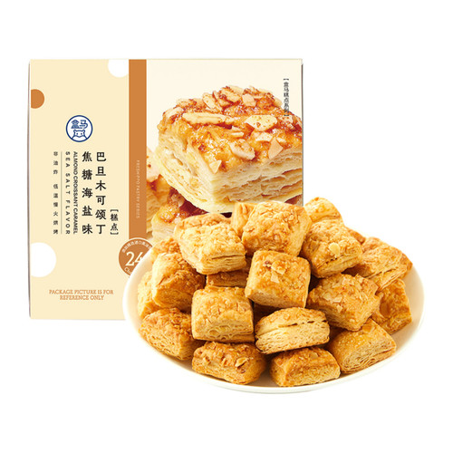 盒马 巴旦木可颂丁 焦糖海盐味 540g