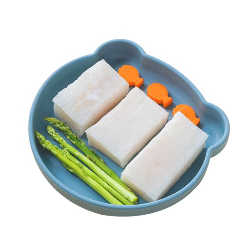 银鳕鱼块儿童装 350g (带皮去骨去刺中段)南极犬牙鱼