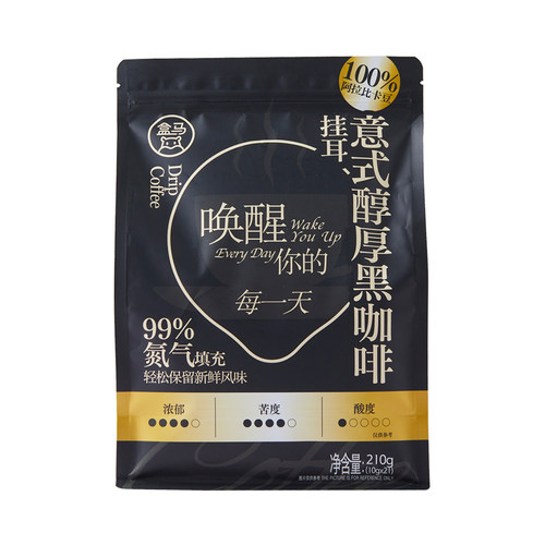 盒马 意式醇厚挂耳黑咖啡 10g*21