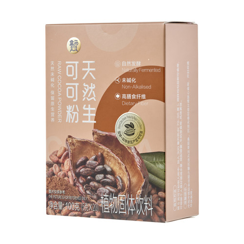 盒马 天然生可可粉 100g(5g*20)