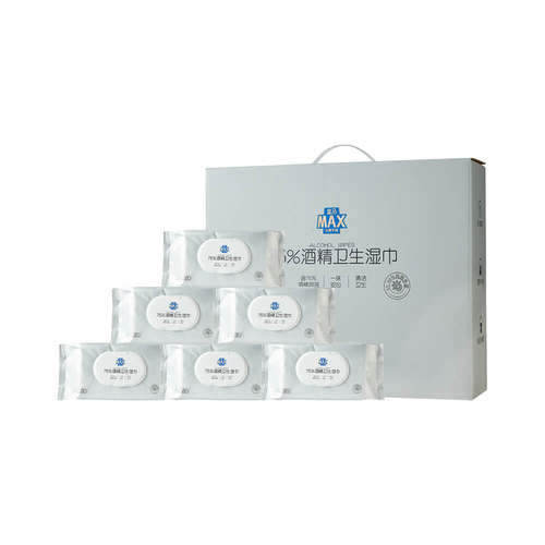 盒马MAX75%酒精卫生湿巾