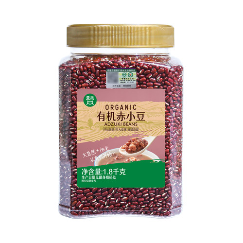 盒马 有机赤小豆 1.8kg