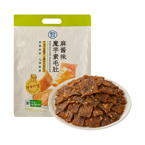 盒马 魔芋素毛肚 麻酱味 1kg