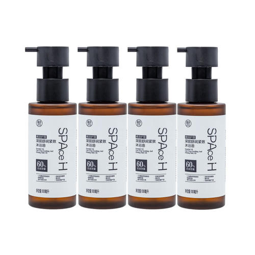 盒马精油护理深层舒润紧致沐浴油 100ml*4瓶