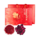 藏红花墨红玫瑰 盒补补 妍韵双花礼盒 55g新年年货礼盒送礼