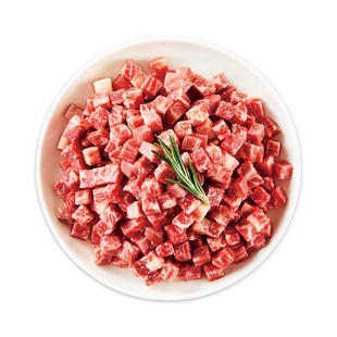 澳洲进口M9和牛炒饭牛肉粒 600g咖喱牛肉生鲜牛肉原切