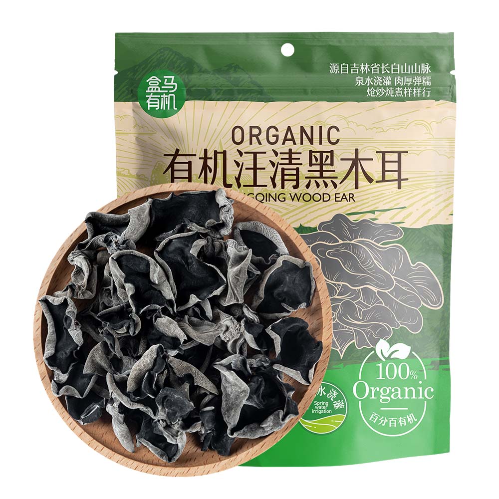 盒马有机 汪清黑木耳 100g
