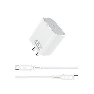 M335 WiWU 适配苹果17 PD氮化镓快充旅行适配器套装 45C 45W