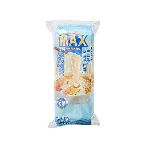 盒马MAX 手工空心龙须面 400g*2袋