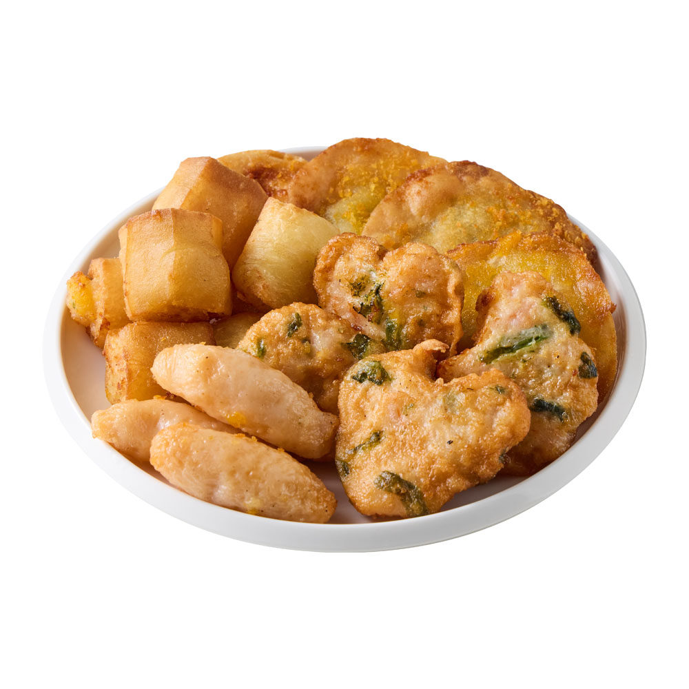 盒马 虾品汇 610g四种虾品 虾滑肠月亮虾饼海藻虾饼油条虾滑