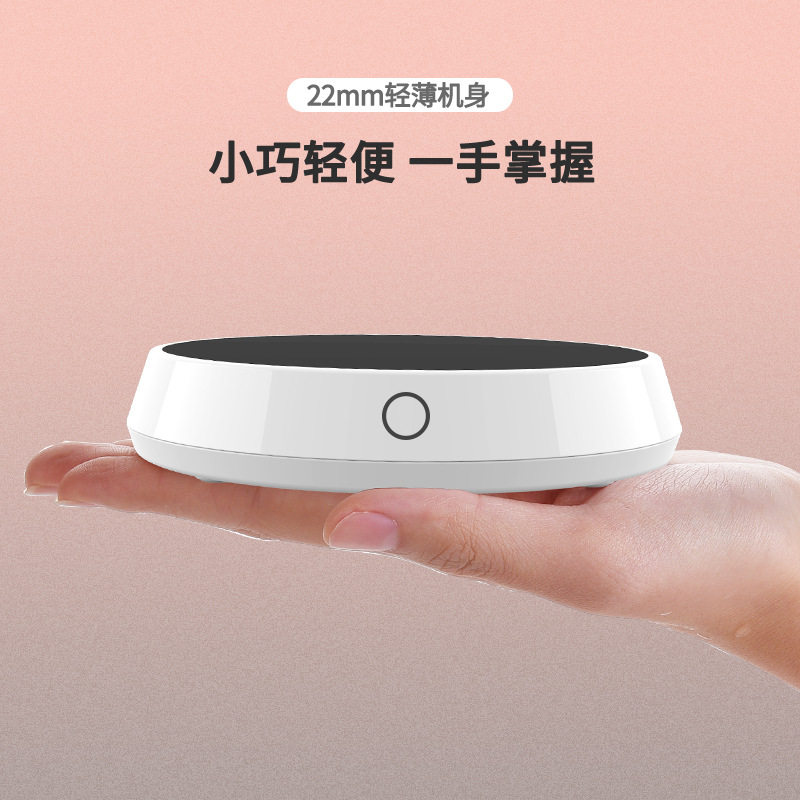 恒温杯垫办公室陶瓷牛奶加热器暧桌垫加热保温底座水杯重力加热垫