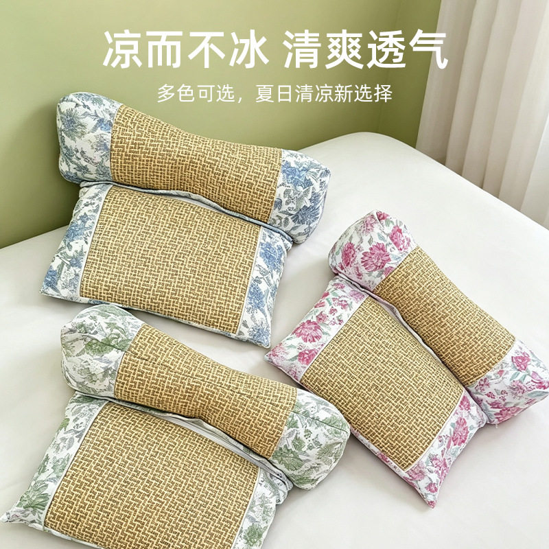 荞麦凉席颈椎枕夏季藤感