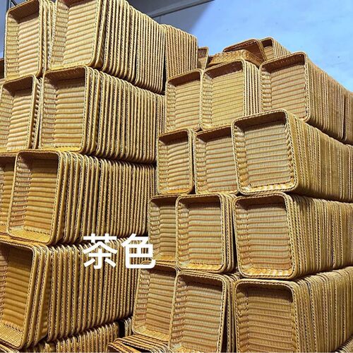 仿藤编水果展示篮手工编