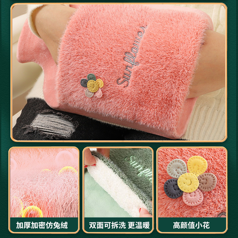 热水袋暖水袋注水灌水暖肚子暖手宝女学生敷暖宝宝注水式保温